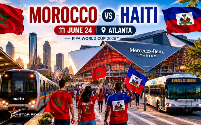 Morocco vs Haiti June 24 FIFA Match Transportation